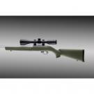 Ruger 10-22 Rubber OverMolded Stock with Standard Barrel Channel OD Green