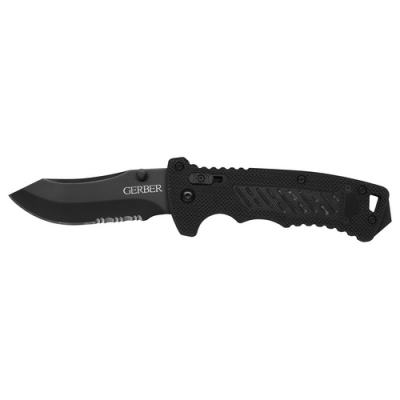 DMF Folder,Modified Clip Point, Serrated