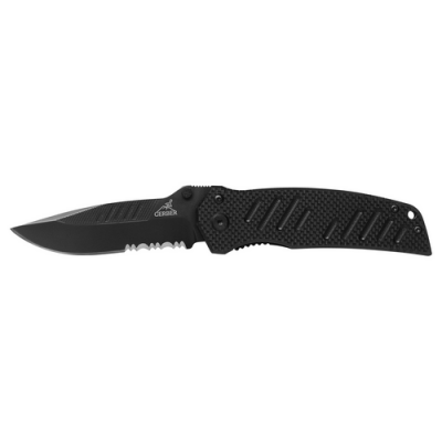 Swagger, Drop Point, Serrated