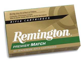 Remington Premier Match 308WIN 168GR/175GR BTHP 20/200
