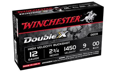 Winchester Double X High Velocity 12GA 00BK 5/250