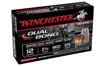 Winchester Dual Bond 12GA HP SABOT 5/100